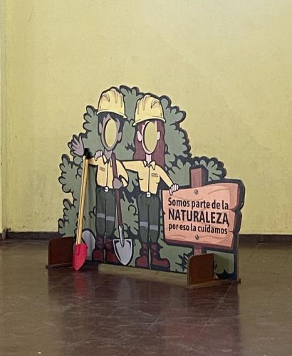 Stand para foto de ansenuza